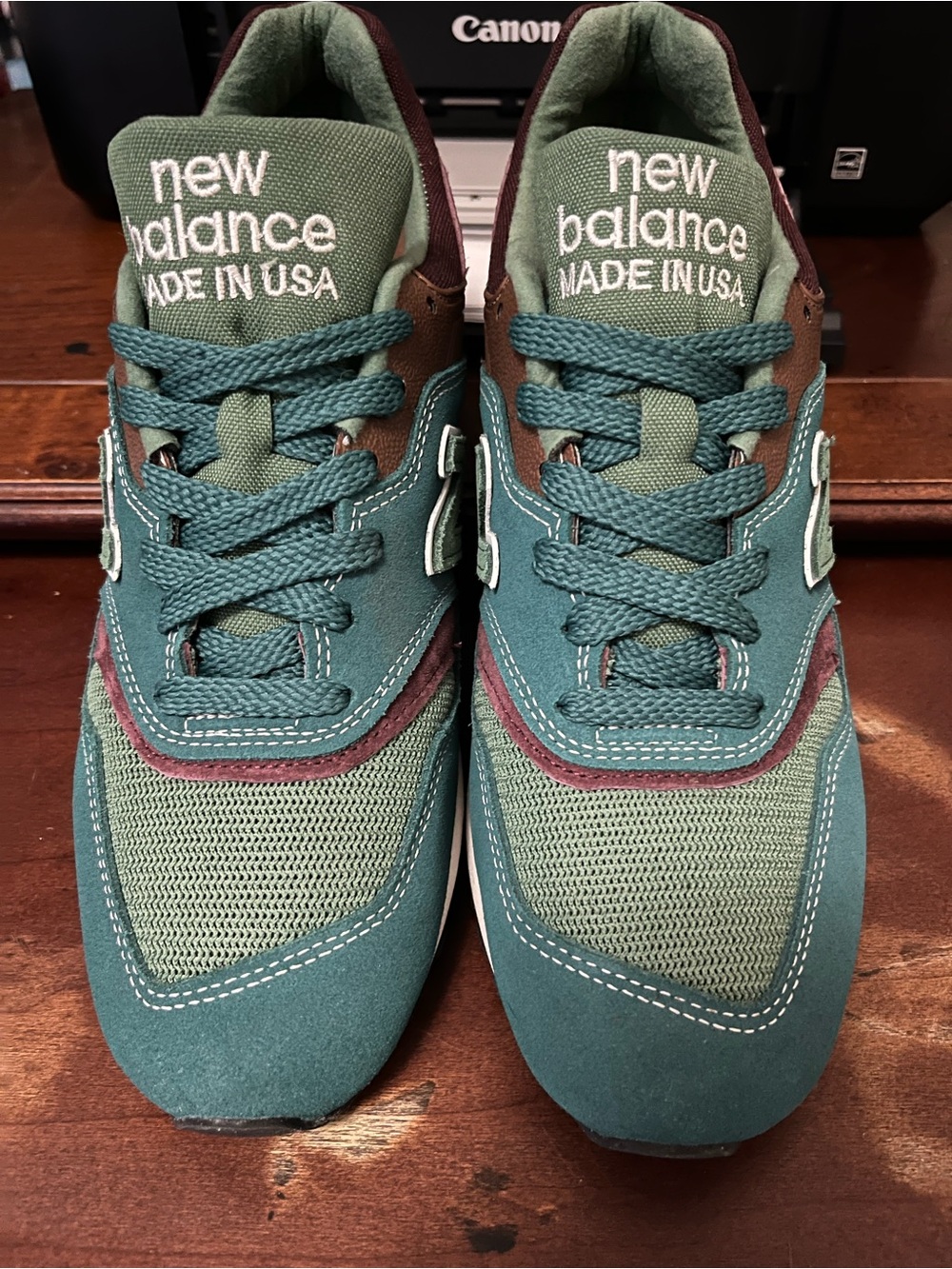 New balance 997 men size 8 U997TB green - Picture 4 of 11
